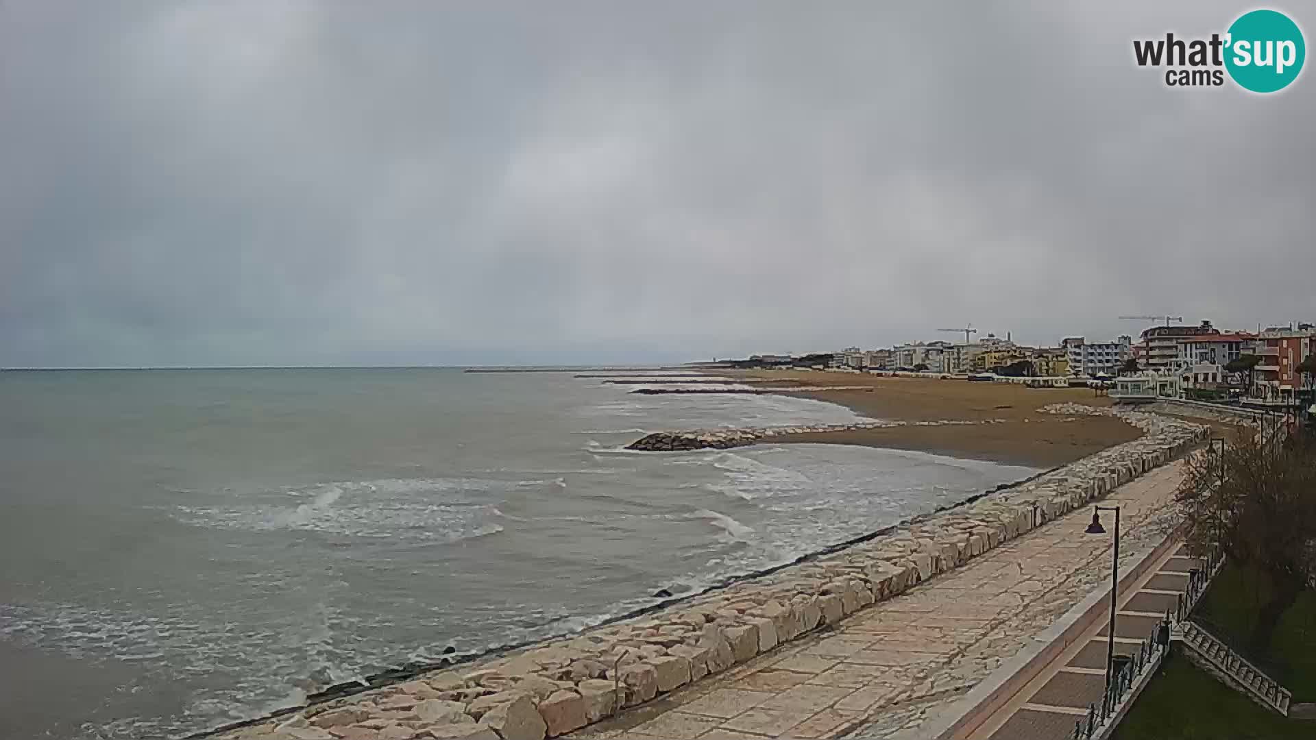 Webcam Caorle Ponente – Vue depuis les Marinai di Caorle