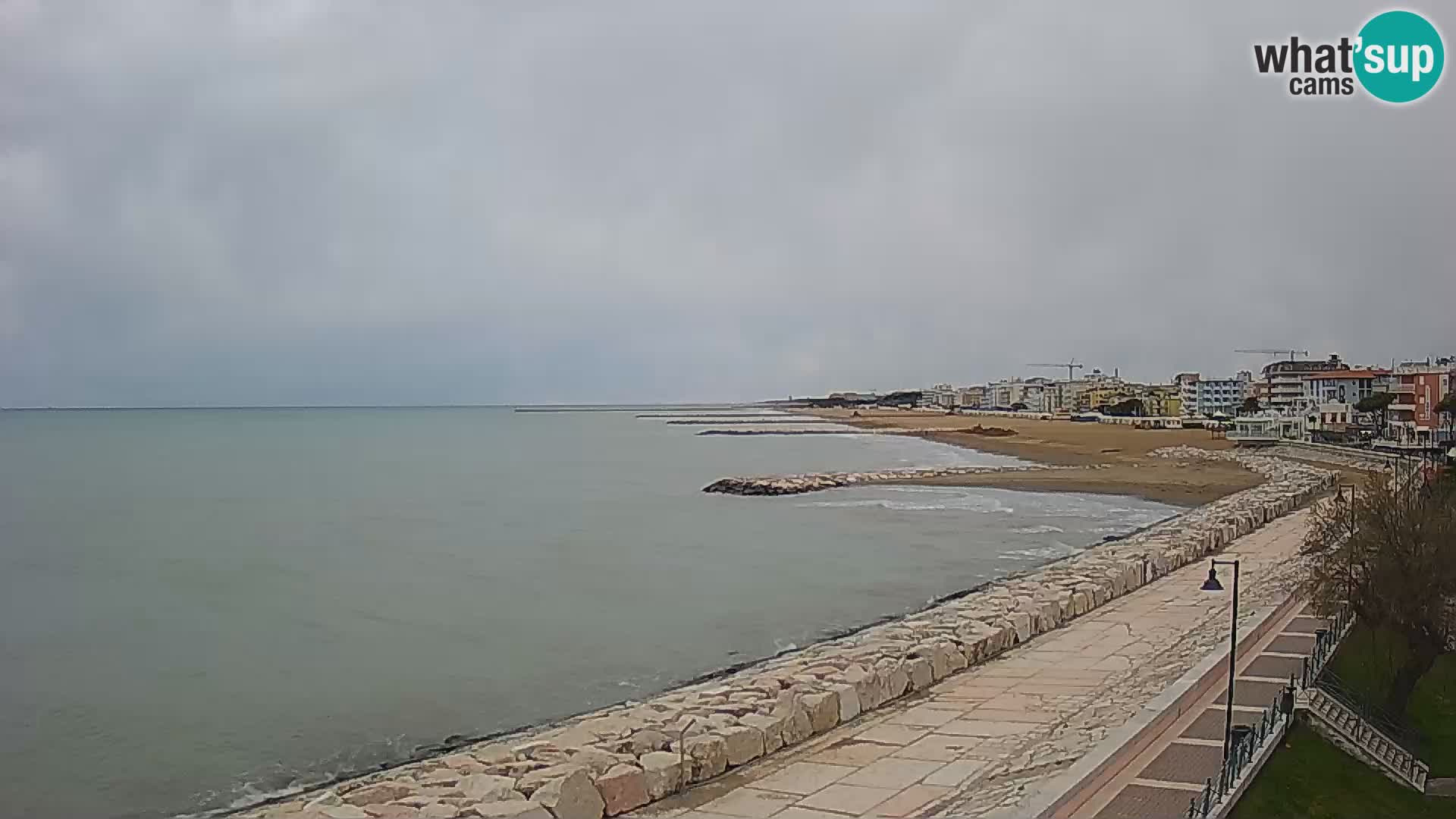 Webcam Caorle Ponente – Blick von Marinai di Caorle