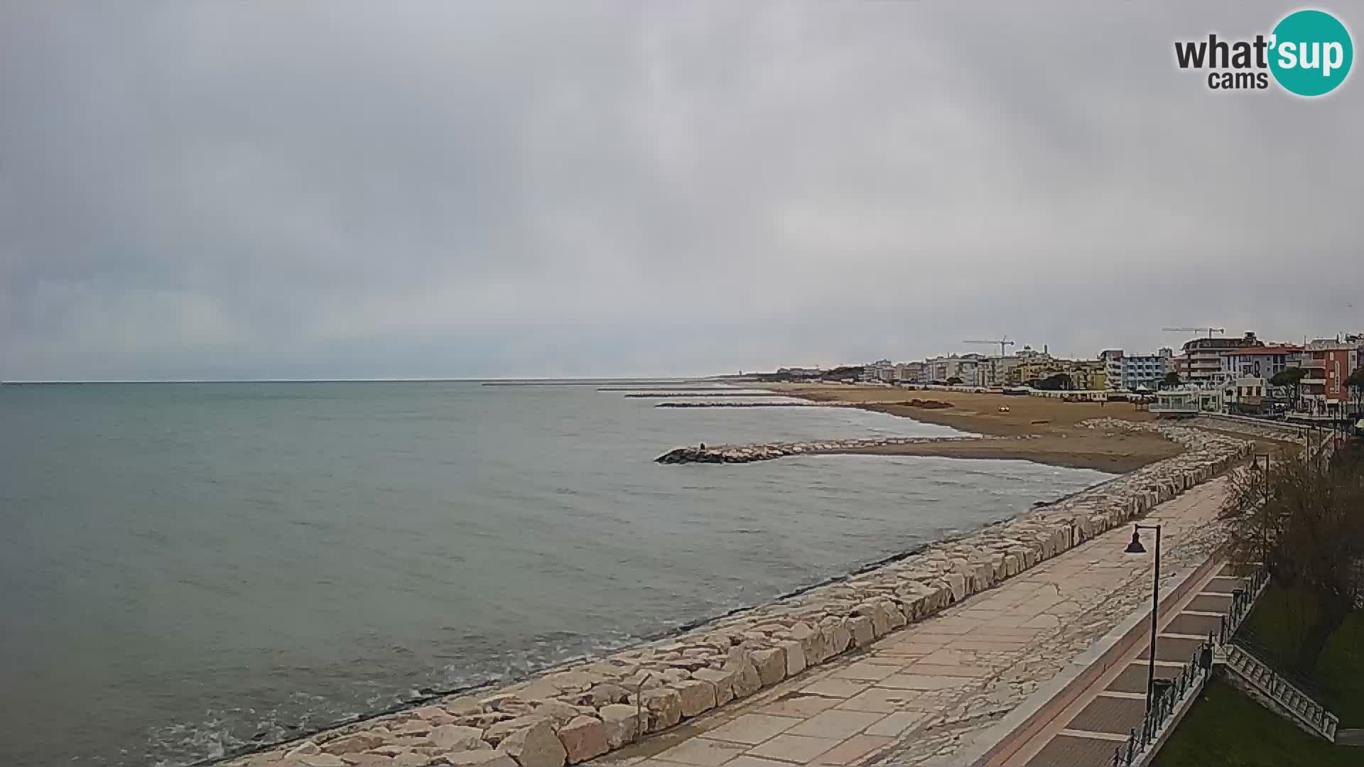 Webcam Caorle Ponente – Vue depuis les Marinai di Caorle