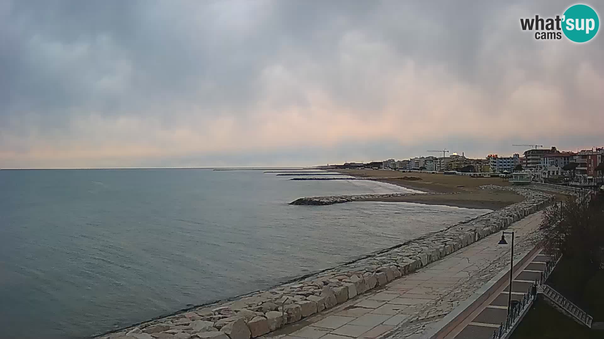 Webcam Caorle Ponente – Vue depuis les Marinai di Caorle