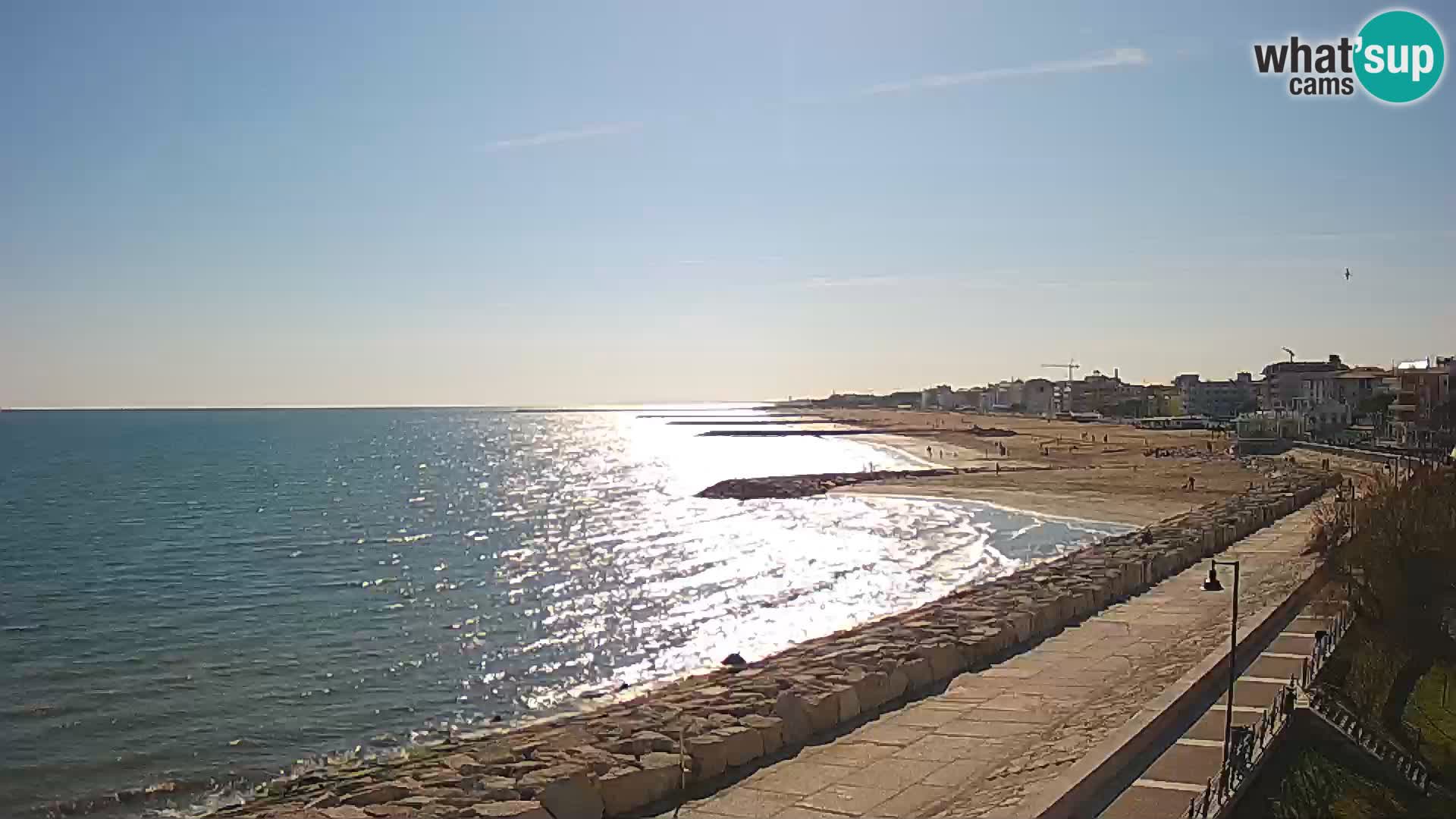Webcam Caorle Ponente – Blick von Marinai di Caorle