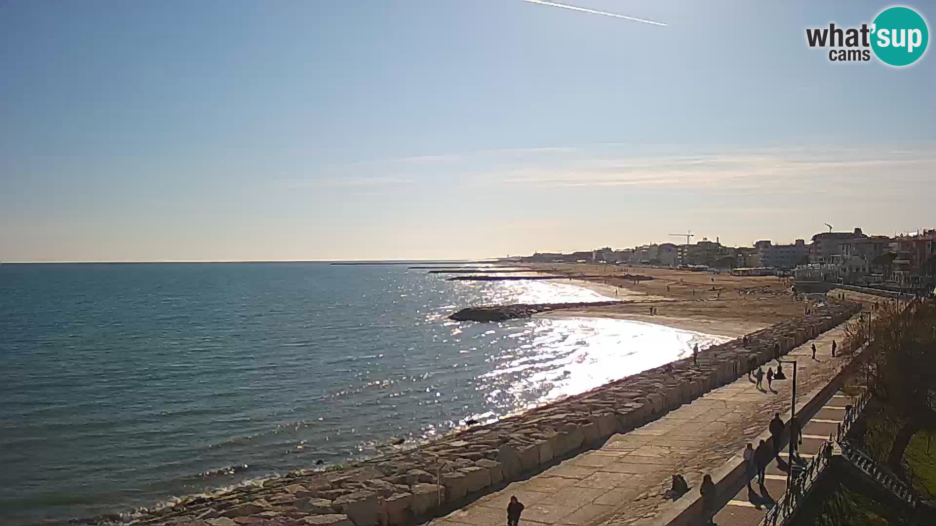 Webcam Caorle Ponente – Blick von Marinai di Caorle