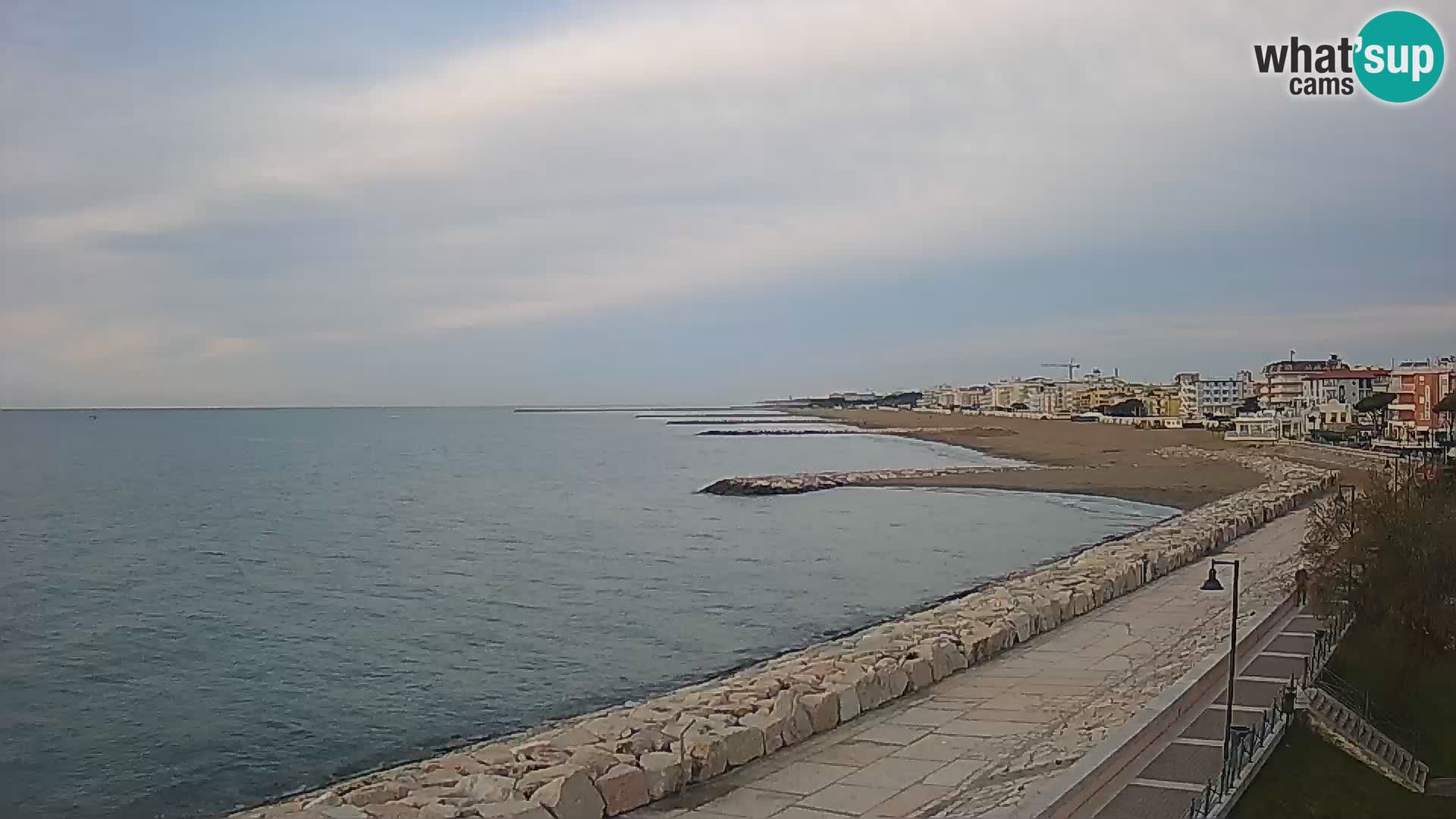 Webcam Caorle Ponente – Blick von Marinai di Caorle