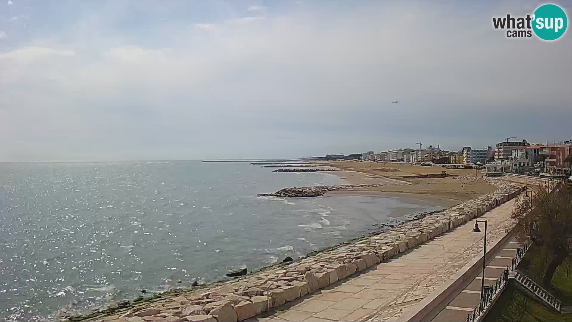Webcam Caorle Ponente – Vue depuis les Marinai di Caorle