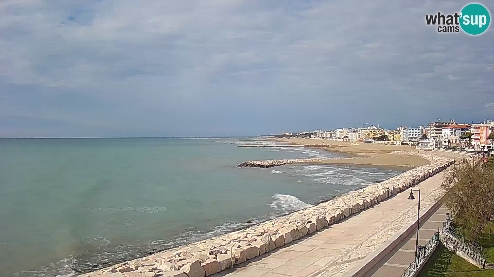 Webcam Caorle Ponente – Vue depuis les Marinai di Caorle