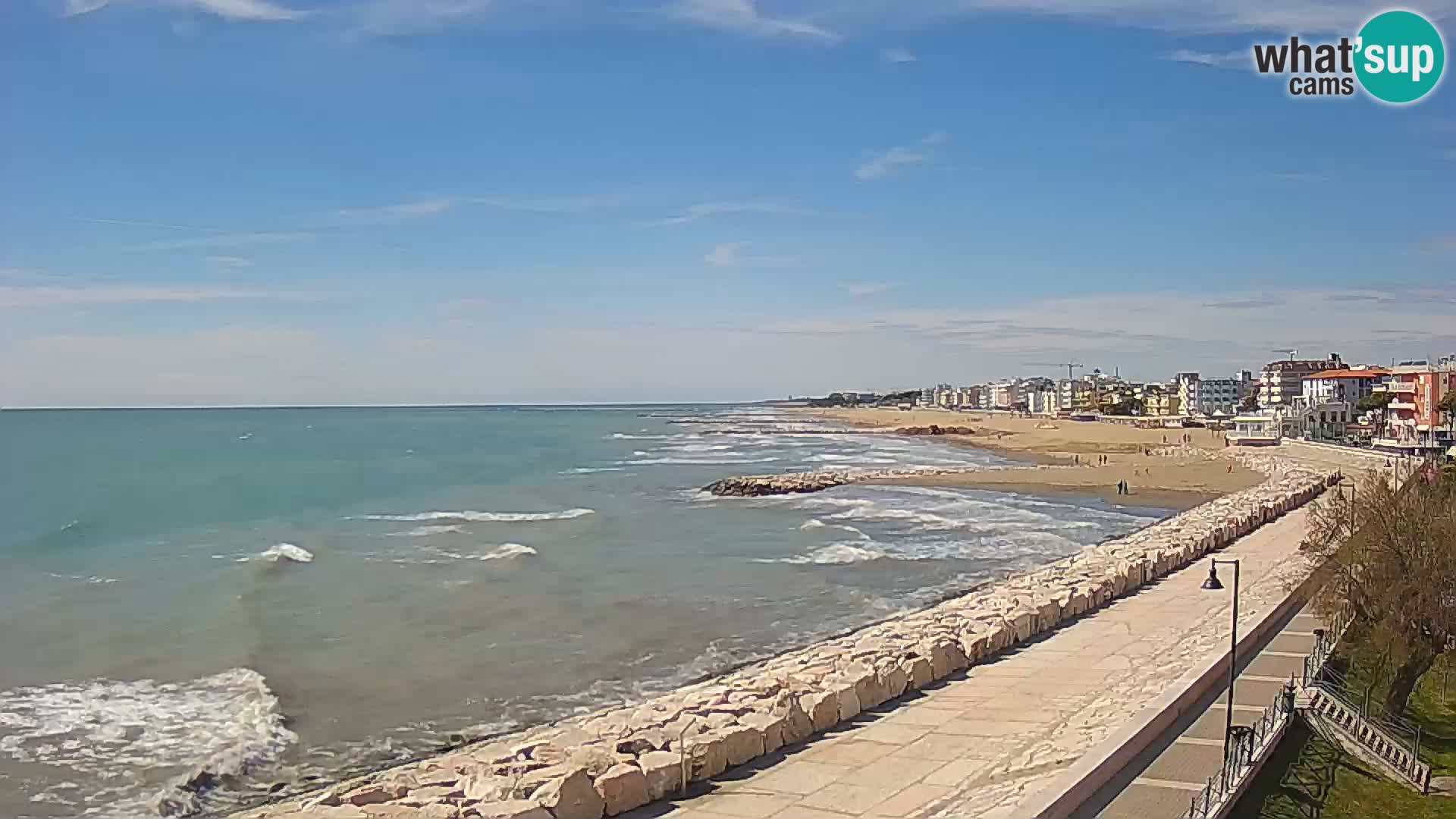 Webcam Caorle Ponente – Vue depuis les Marinai di Caorle