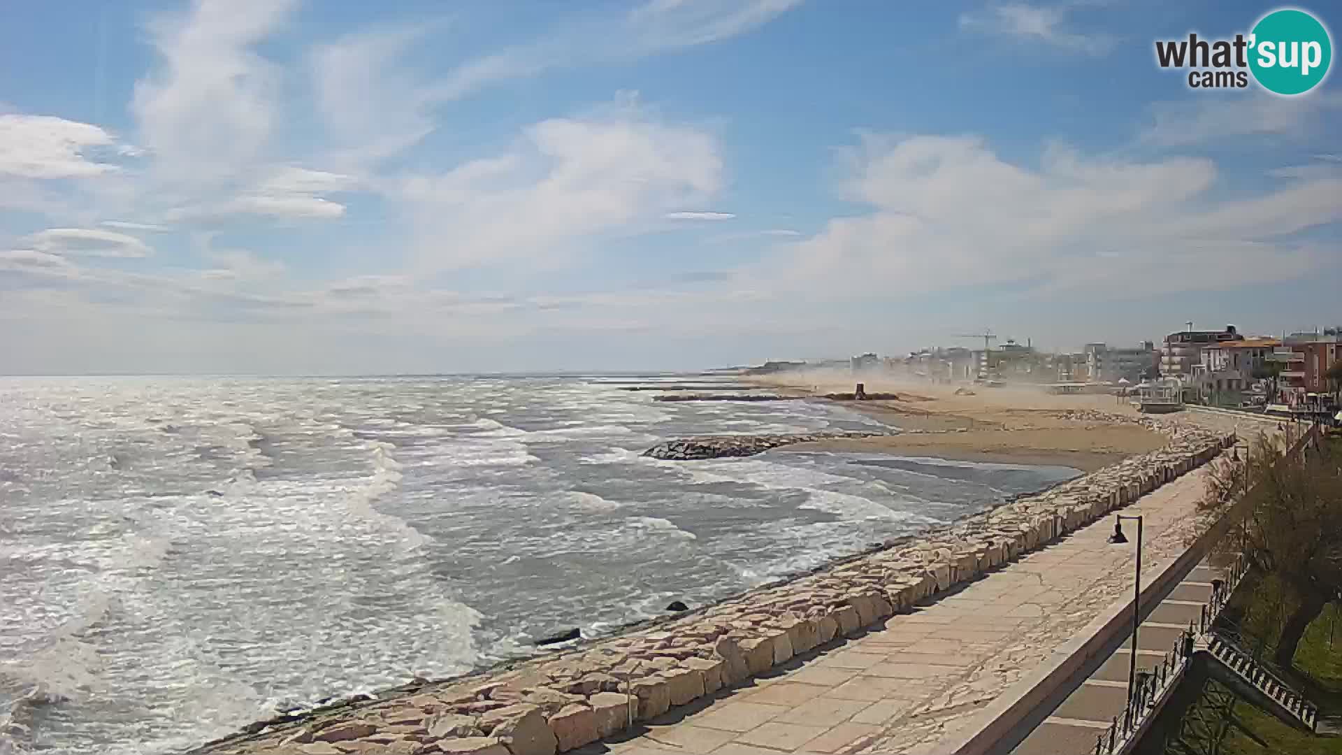 Webcam Caorle Ponente – panorama dall’ASS. Marinai di Caorle