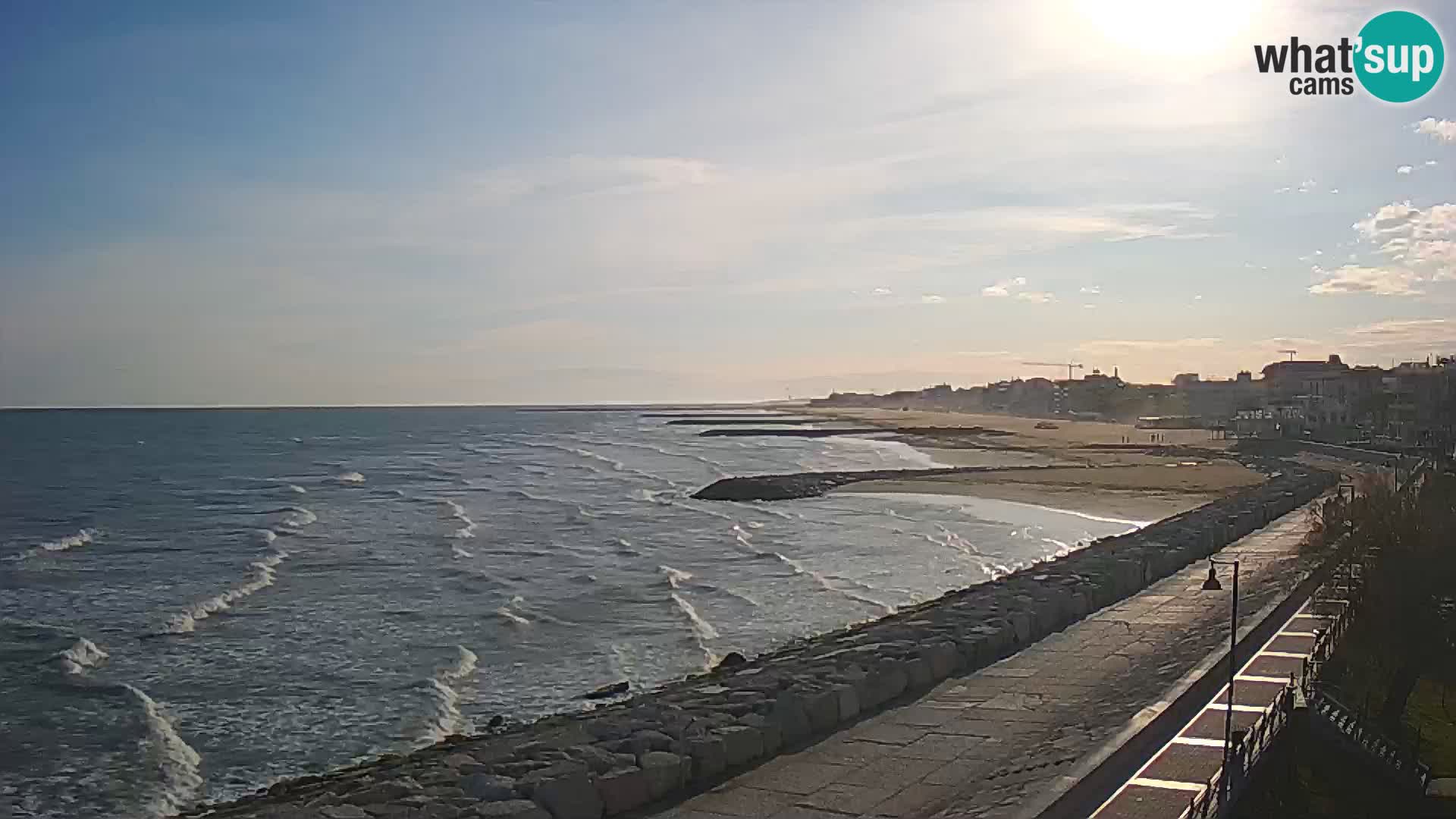 Webcam Caorle Ponente – Blick von Marinai di Caorle