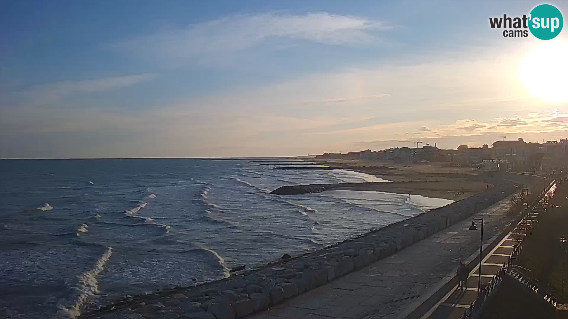 Webcam Caorle Ponente – Vista desde Marinai di Caorle