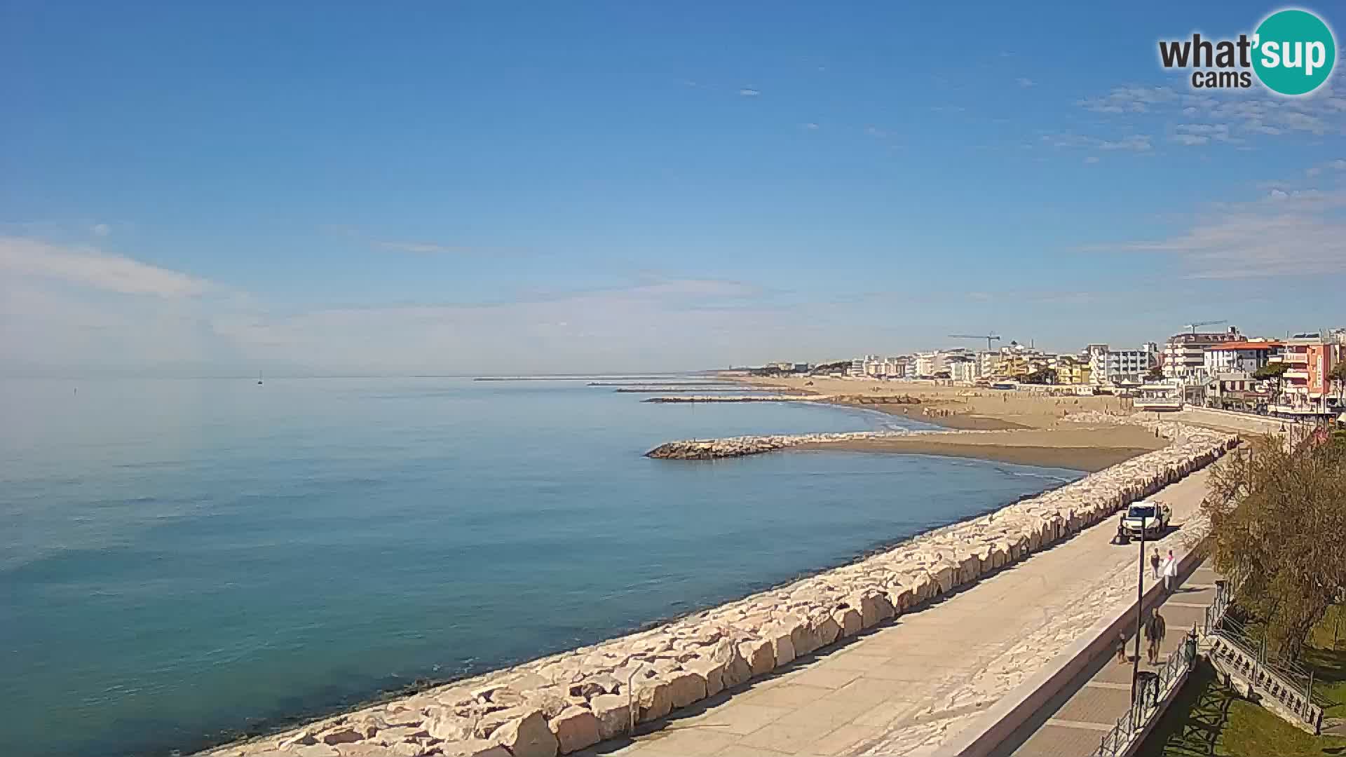Webcam Caorle Ponente – Blick von Marinai di Caorle