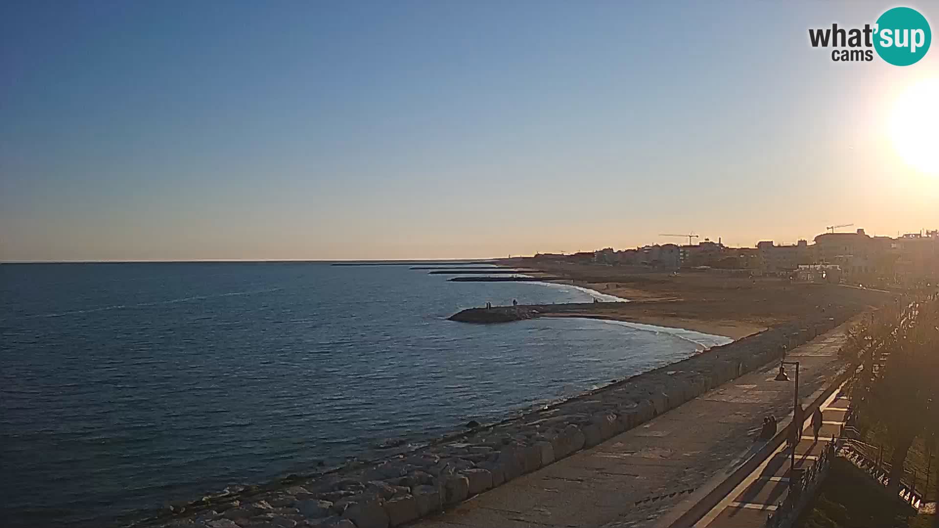 Webcam Caorle Ponente – Vista desde Marinai di Caorle