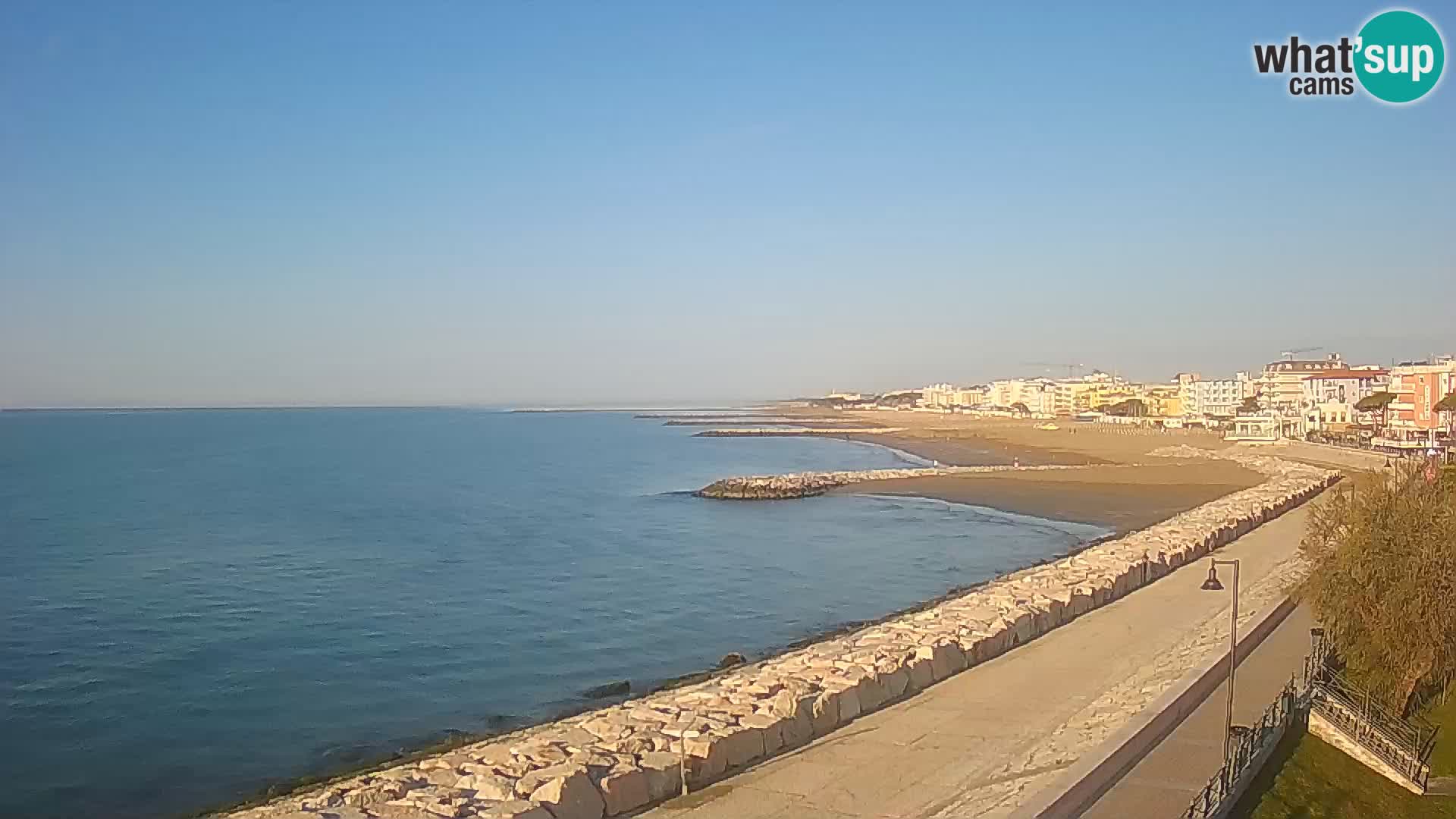 Webcam Caorle Ponente – View from Marinai di Caorle
