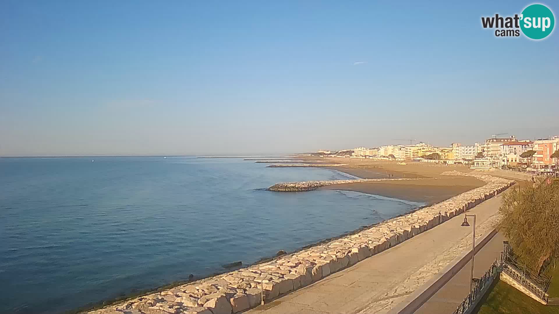 Webcam Caorle Ponente – Blick von Marinai di Caorle