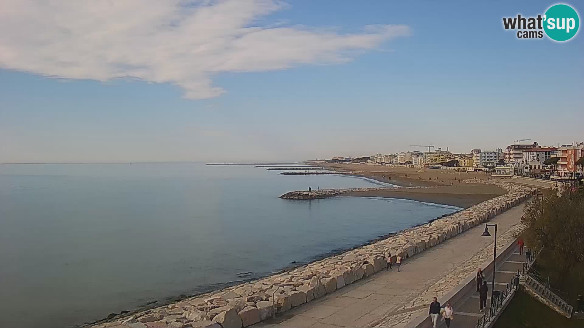 Webcam Caorle Ponente – Blick von Marinai di Caorle