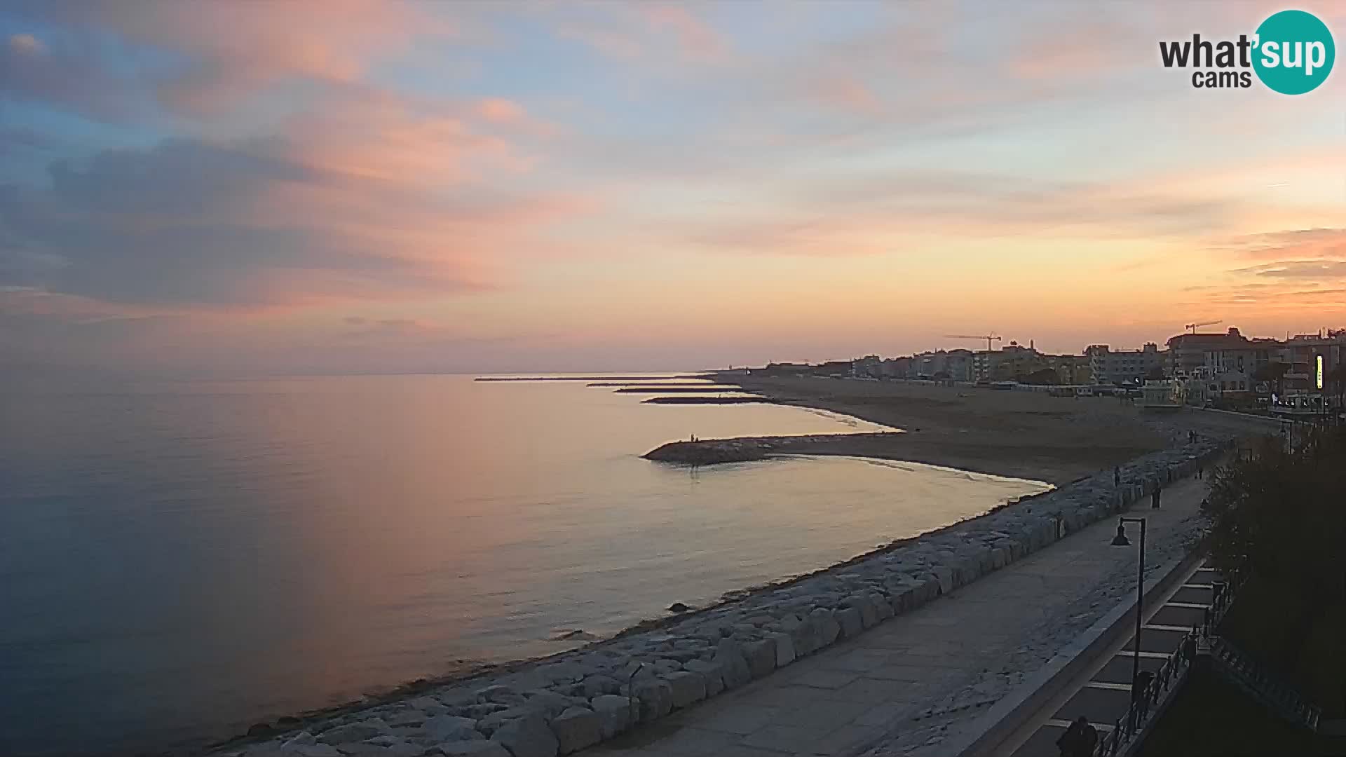 Webcam Caorle Ponente – Blick von Marinai di Caorle