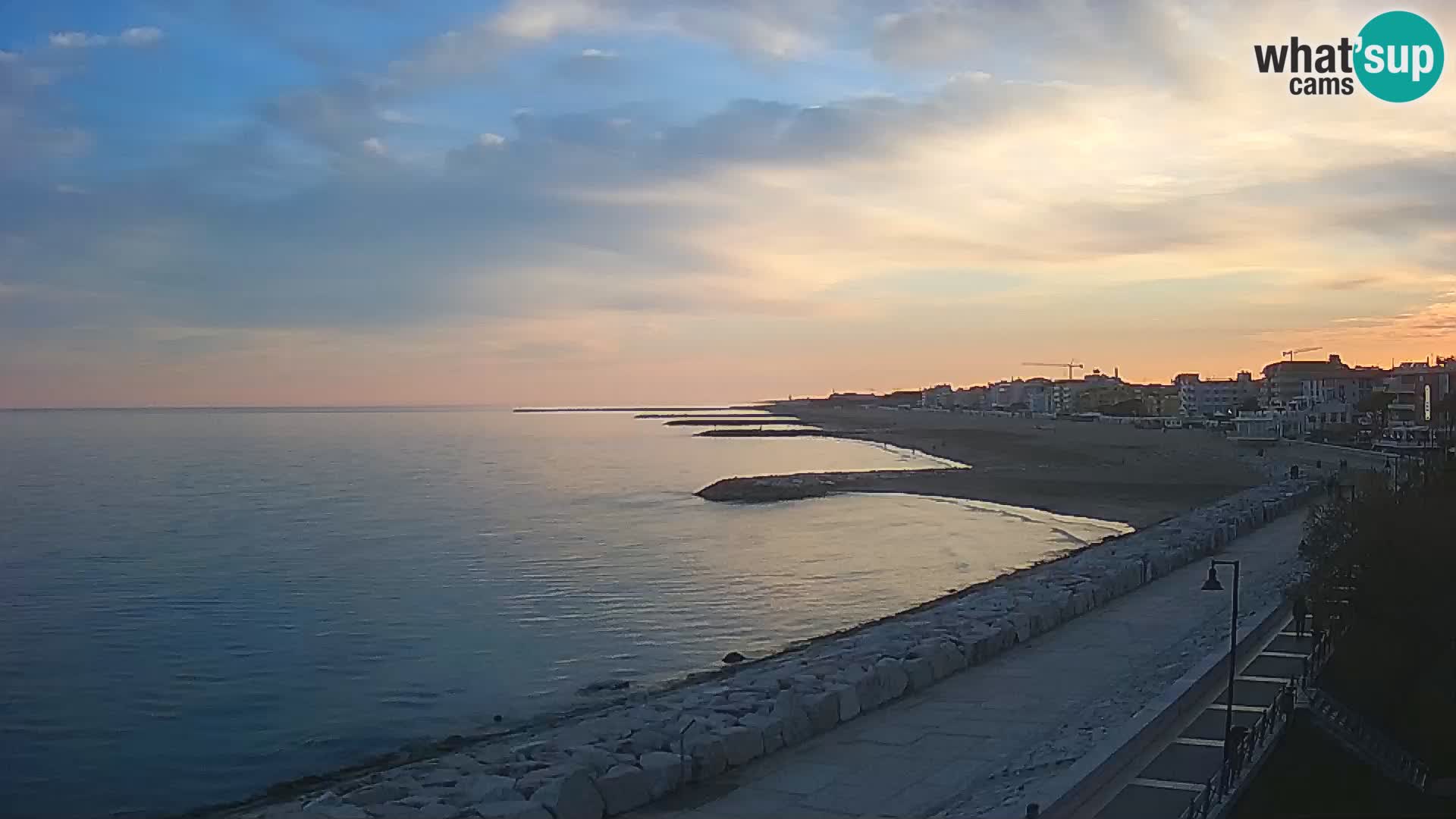 Webcam Caorle Ponente – Blick von Marinai di Caorle
