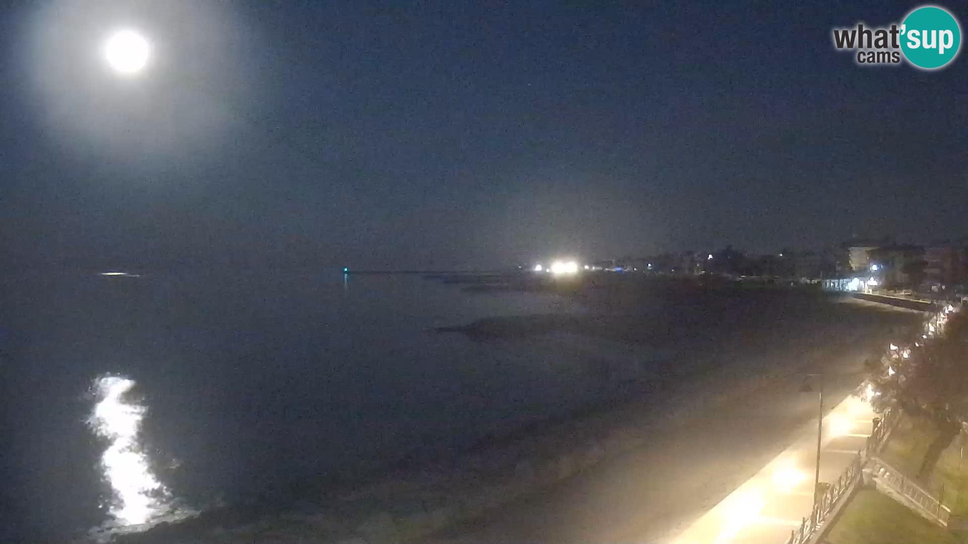 Webcam Caorle Ponente – Blick von Marinai di Caorle