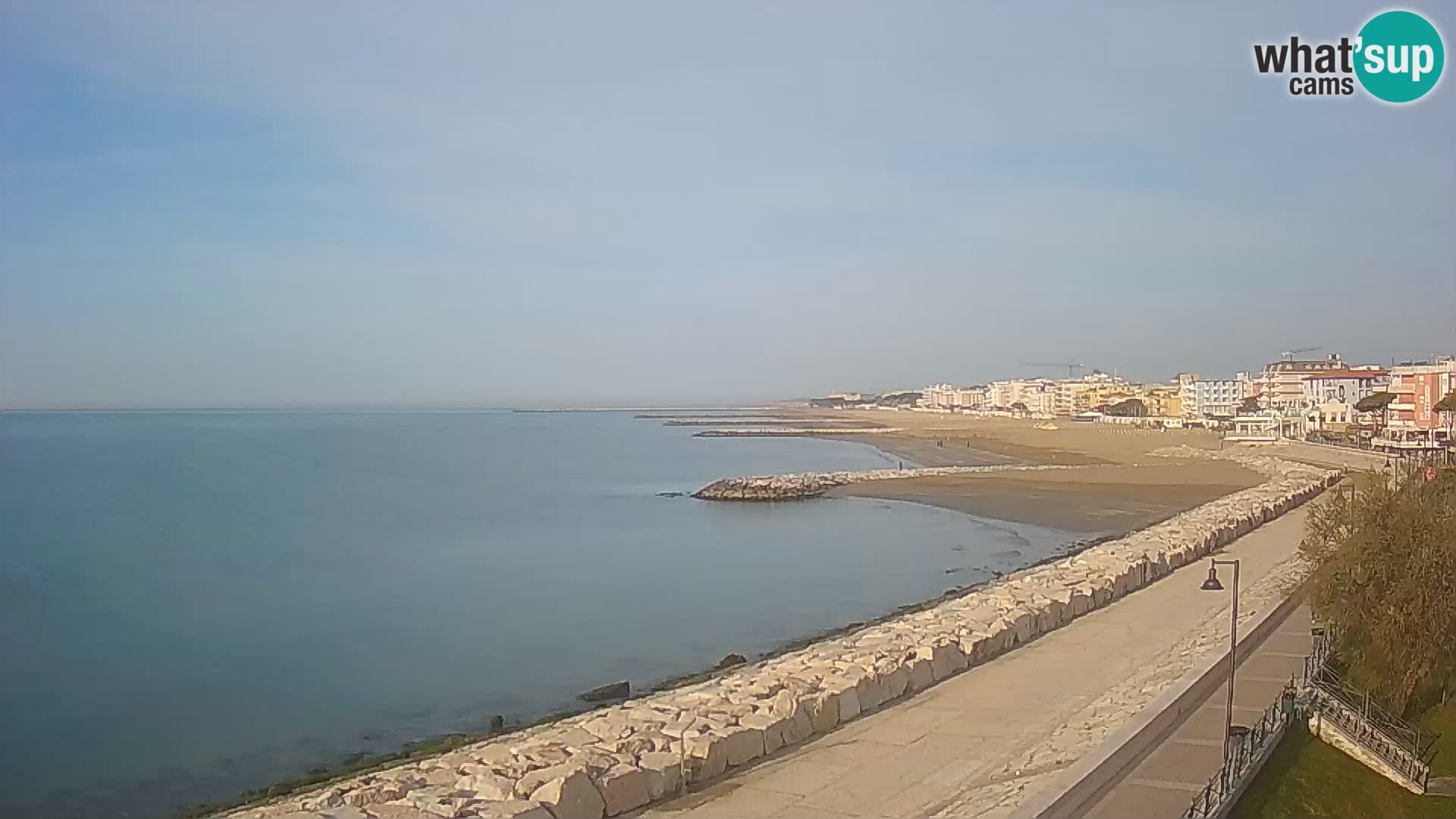 Webcam Caorle Ponente – Blick von Marinai di Caorle