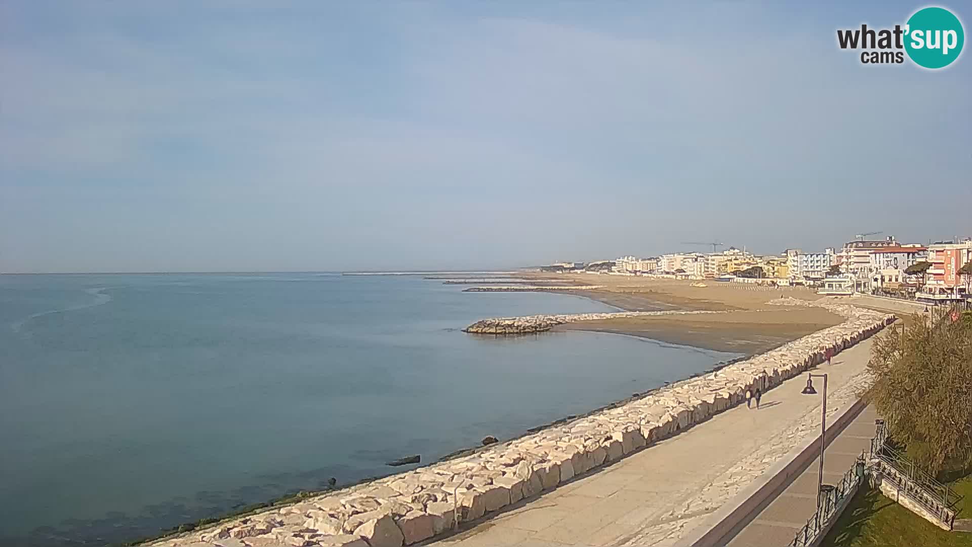 Webcam Caorle Ponente – Blick von Marinai di Caorle