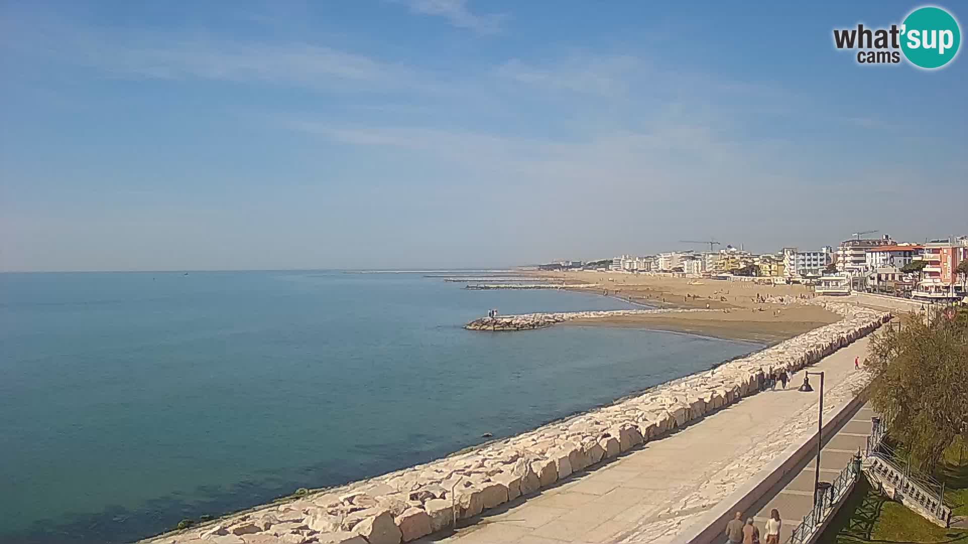 Webcam Caorle Ponente – Blick von Marinai di Caorle
