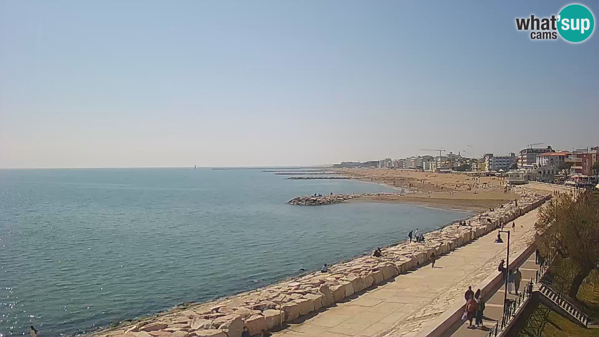Webcam Caorle Ponente – View from Marinai di Caorle