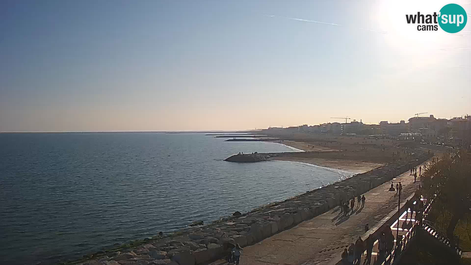 Webcam Caorle Ponente – View from Marinai di Caorle