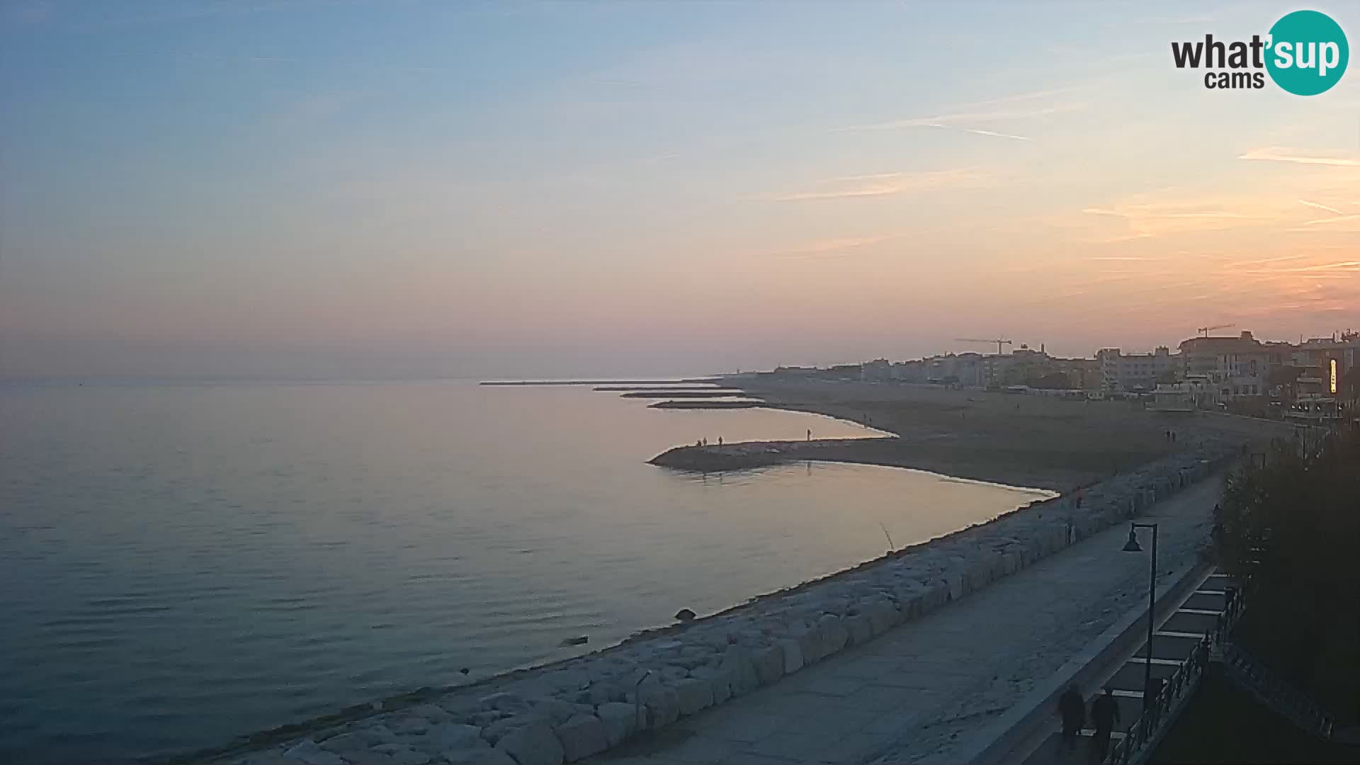 Webcam Caorle Ponente – Blick von Marinai di Caorle