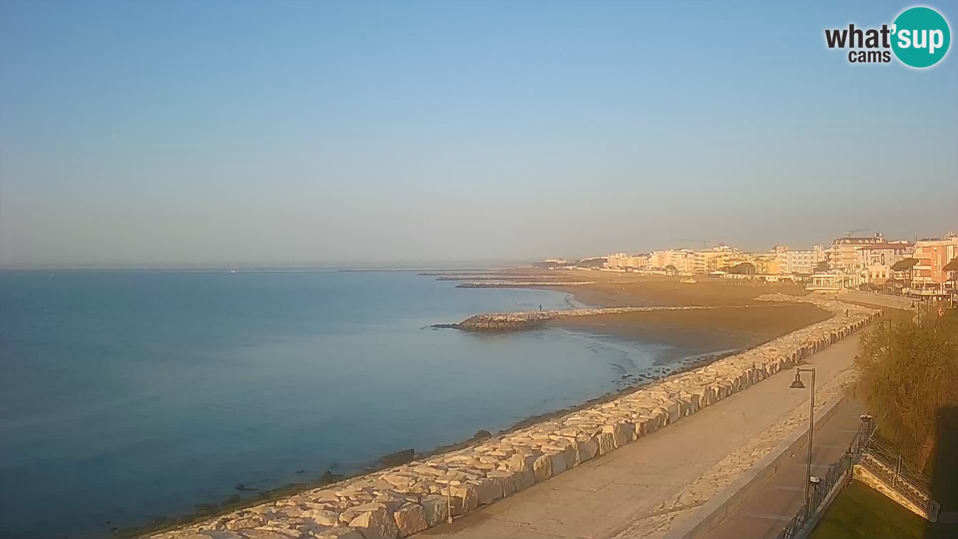 Webcam Caorle Ponente – Blick von Marinai di Caorle
