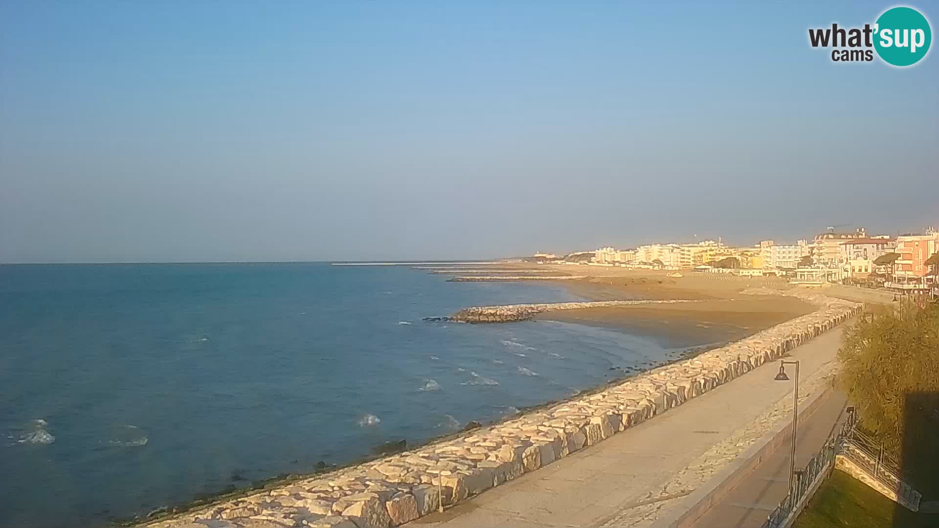 Webcam Caorle Ponente – Vue depuis les Marinai di Caorle