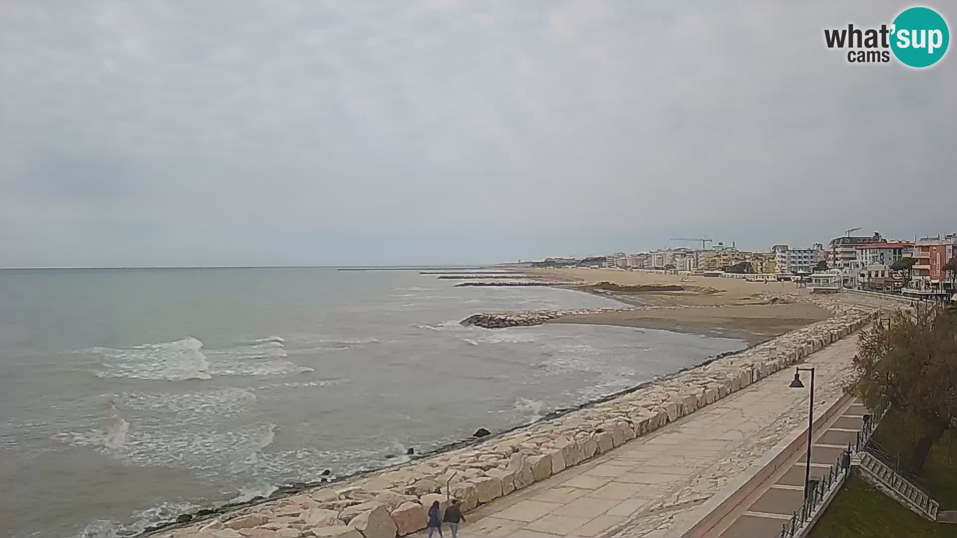 Webcam Caorle Ponente – Vue depuis les Marinai di Caorle