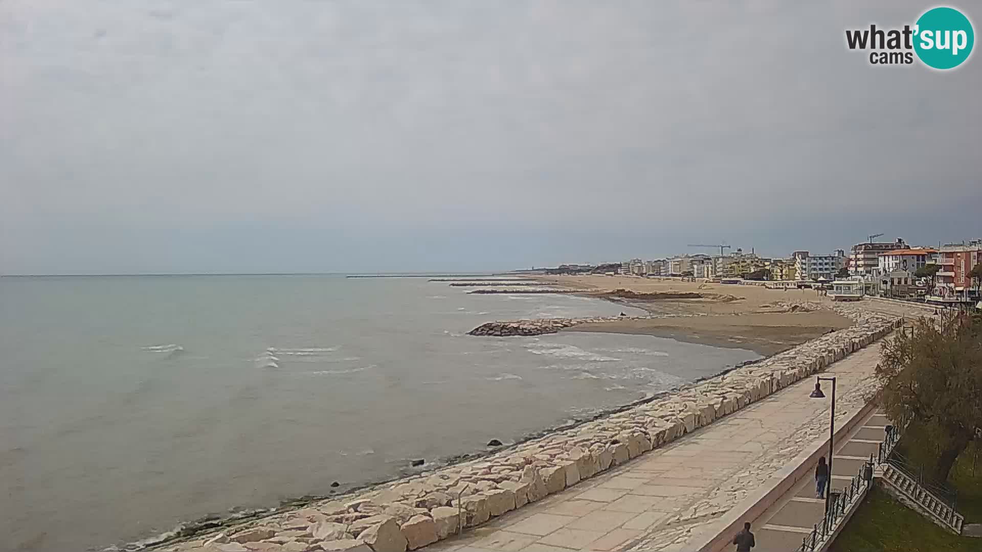 Webcam Caorle Ponente – Blick von Marinai di Caorle