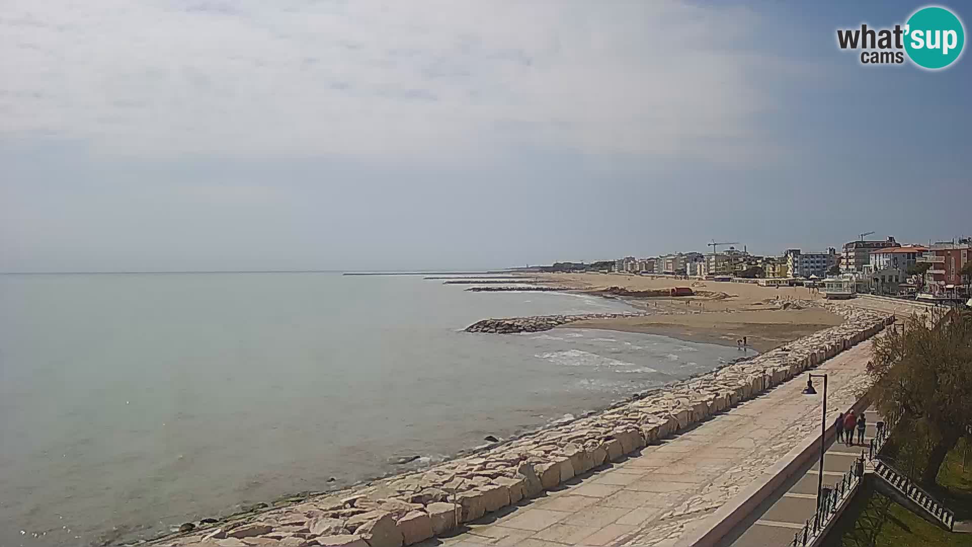 Webcam Caorle Ponente – Vue depuis les Marinai di Caorle
