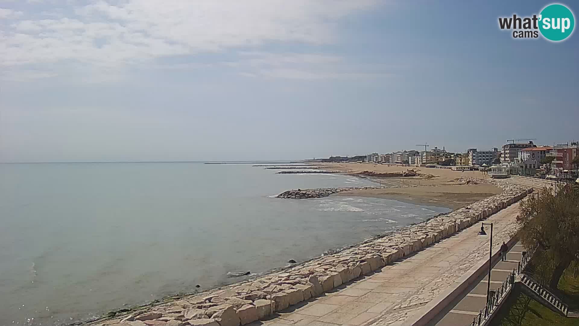Webcam Caorle Ponente – Vue depuis les Marinai di Caorle