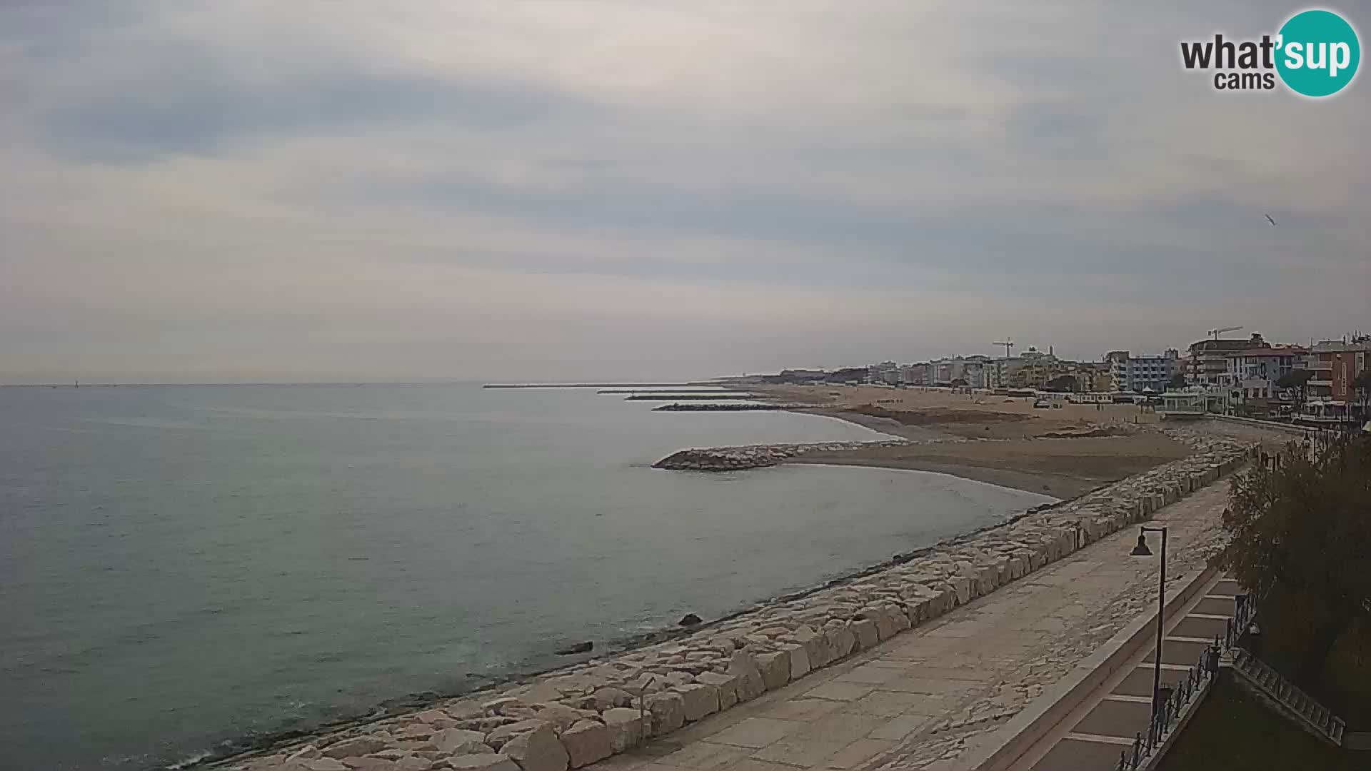 Webcam Caorle Ponente – Vue depuis les Marinai di Caorle