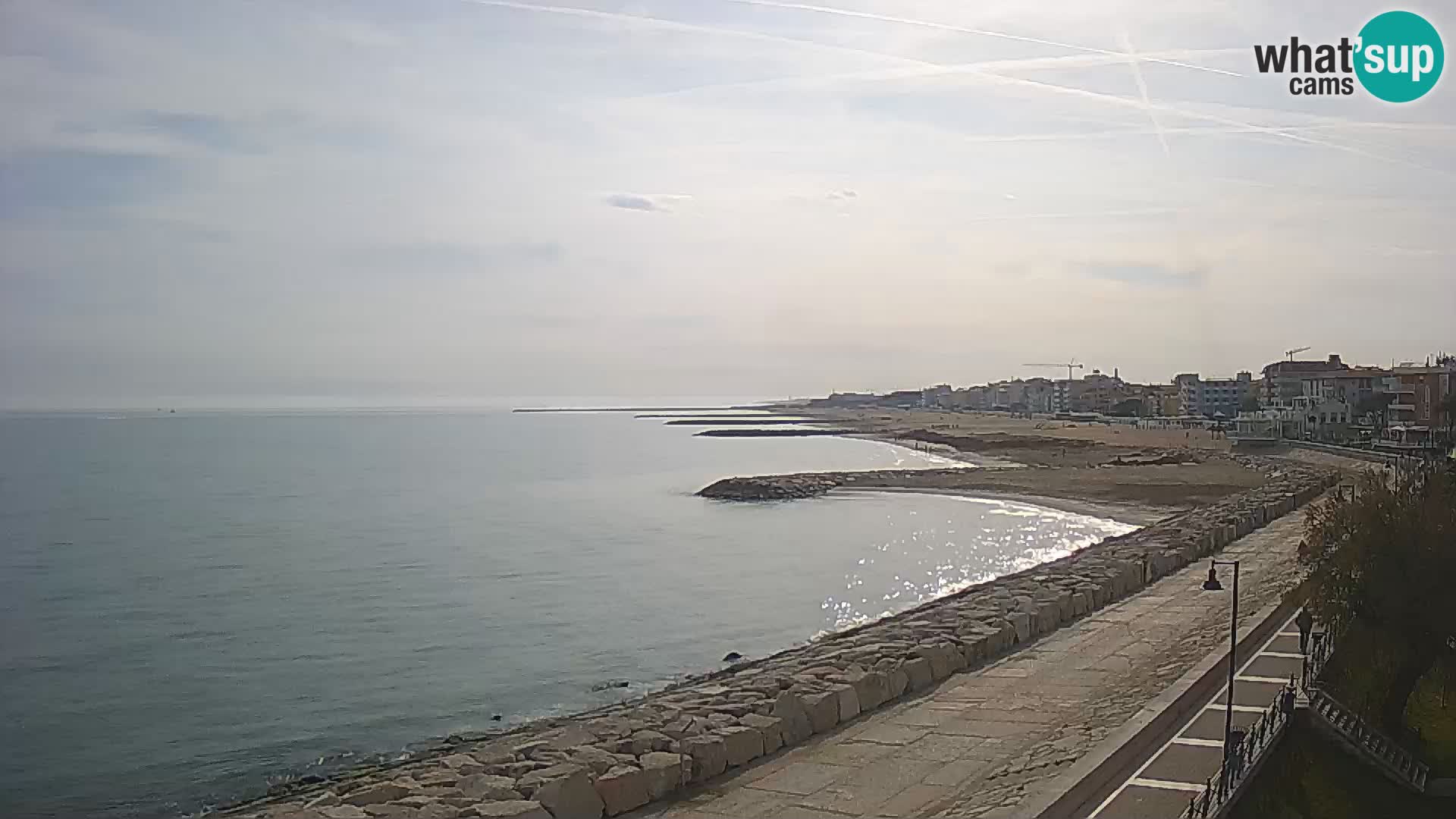 Webcam Caorle Ponente – Blick von Marinai di Caorle
