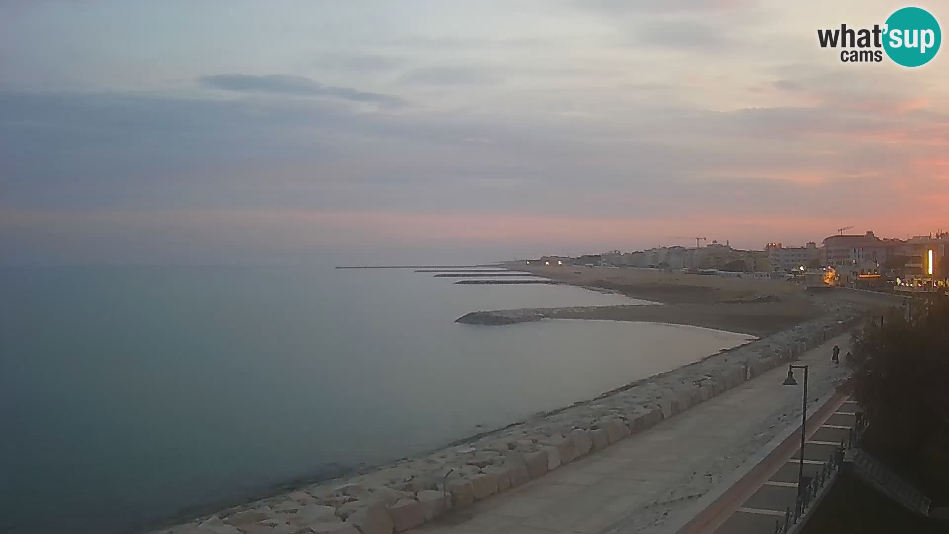 Webcam Caorle Ponente – Blick von Marinai di Caorle