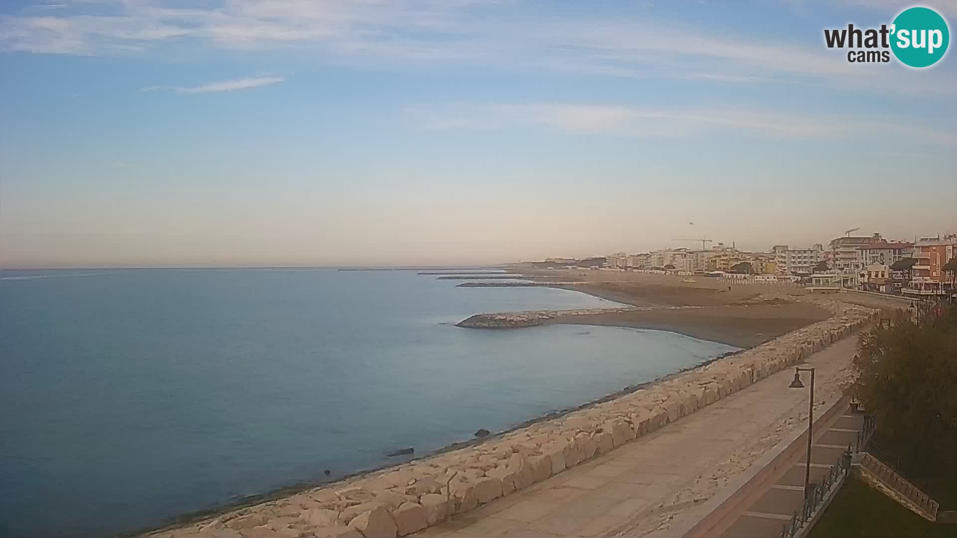 Webcam Caorle Ponente – Blick von Marinai di Caorle