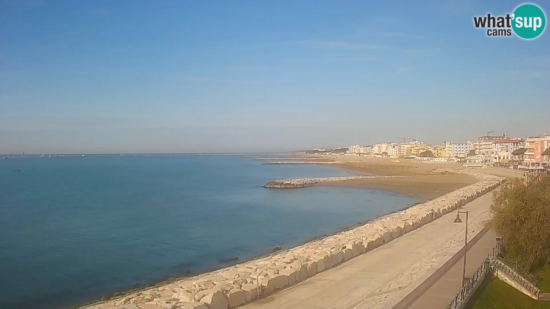Webcam Caorle Ponente – Vista desde Marinai di Caorle