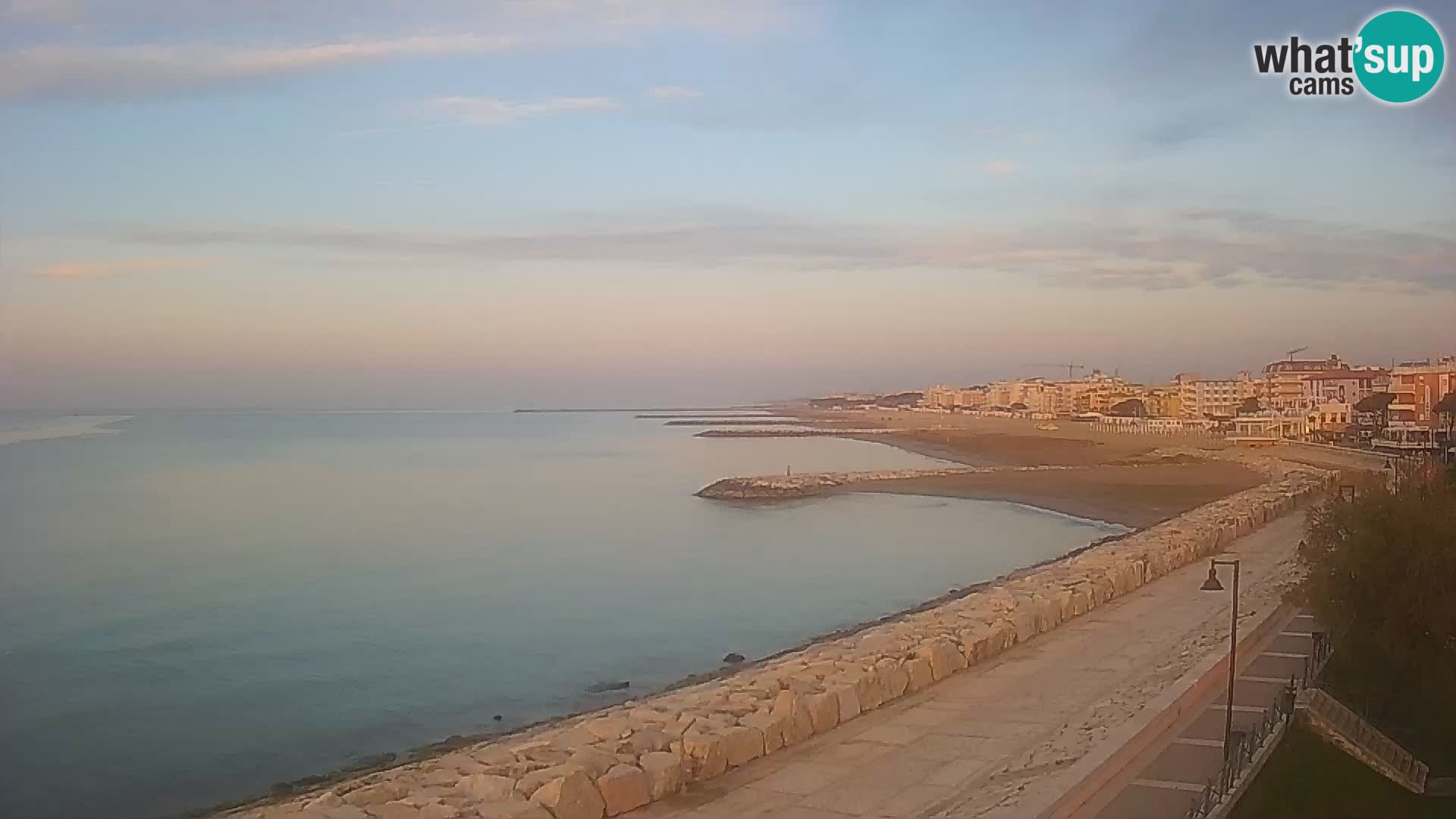 Webcam Caorle Ponente – Blick von Marinai di Caorle