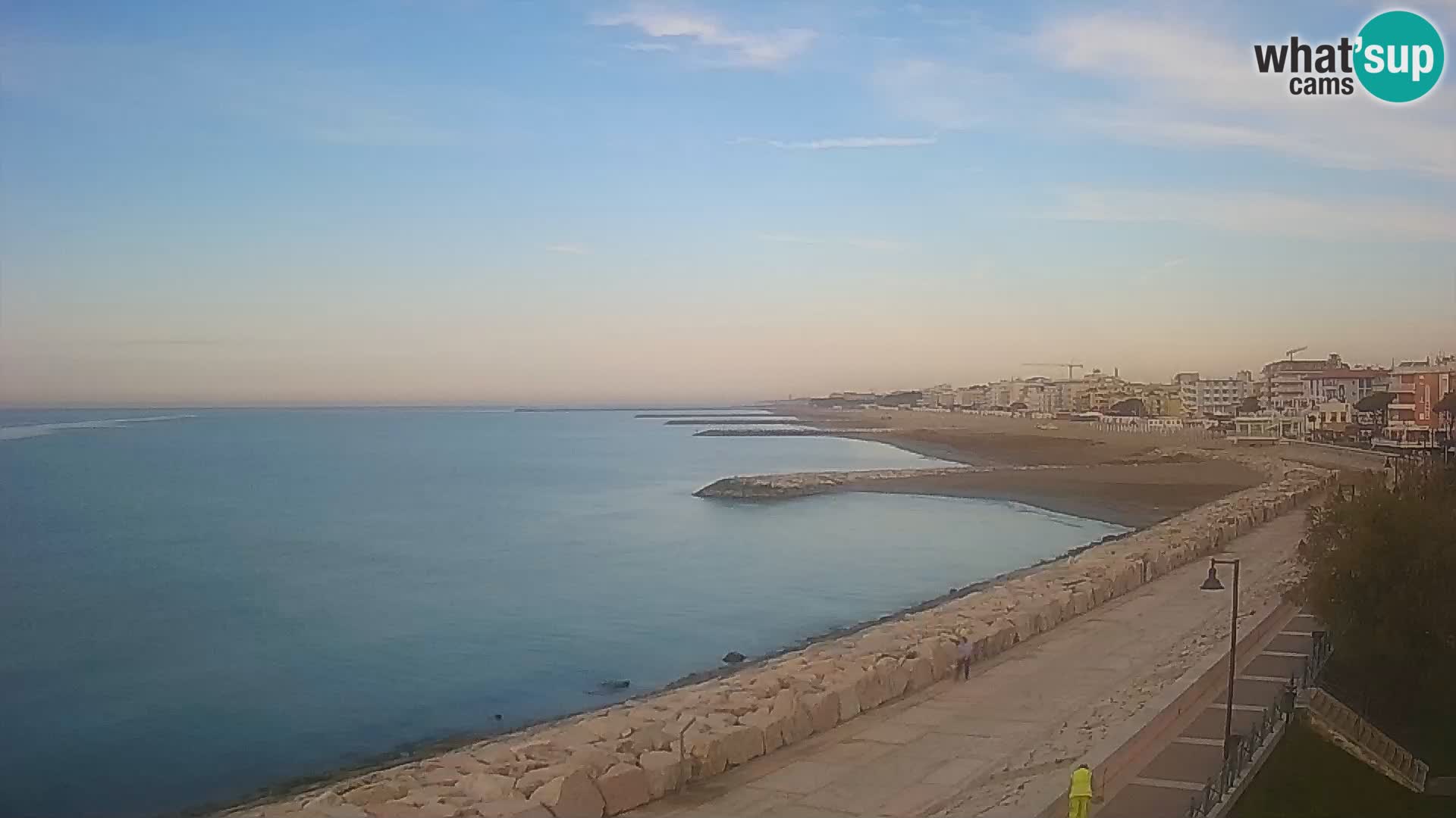 Webcam Caorle Ponente – Vue depuis les Marinai di Caorle