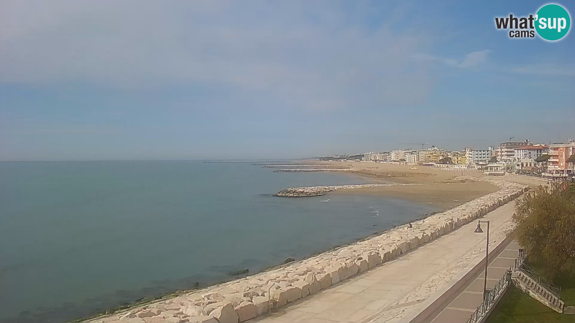 Webcam Caorle Ponente – Blick von Marinai di Caorle