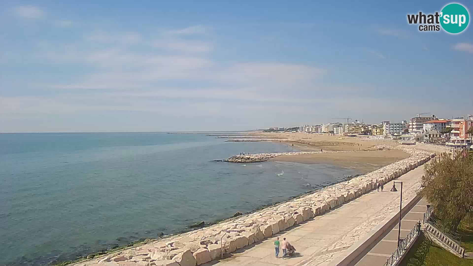Webcam Caorle Ponente – Blick von Marinai di Caorle