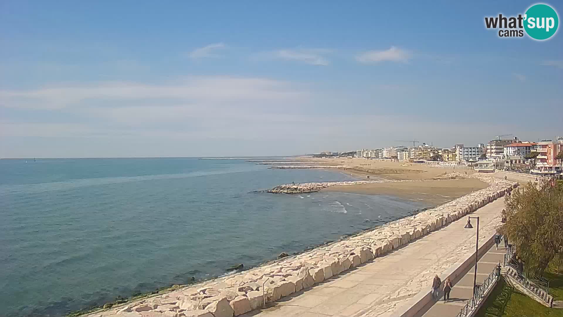 Webcam Caorle Ponente – Vue depuis les Marinai di Caorle