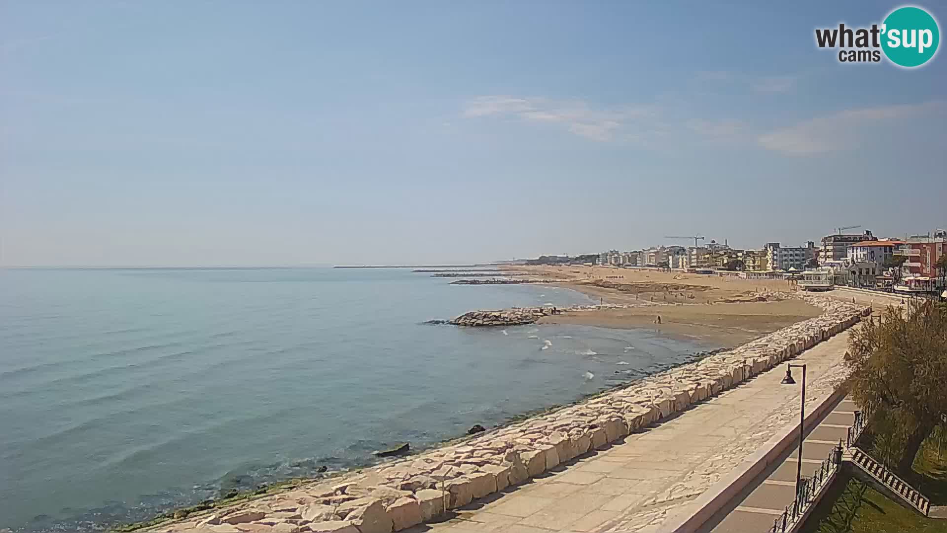 Webcam Caorle Ponente – Blick von Marinai di Caorle