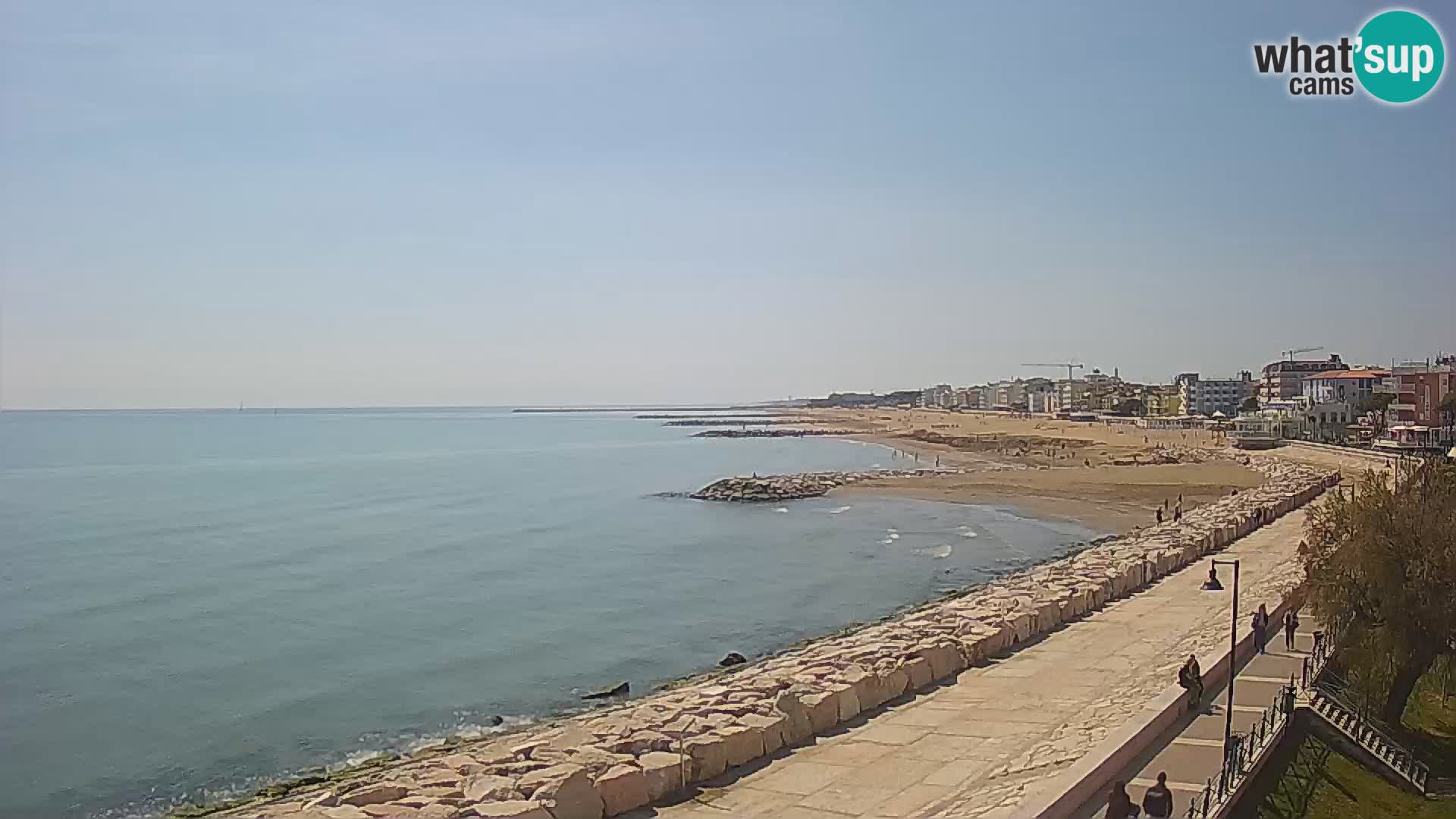 Webcam Caorle Ponente – Vue depuis les Marinai di Caorle