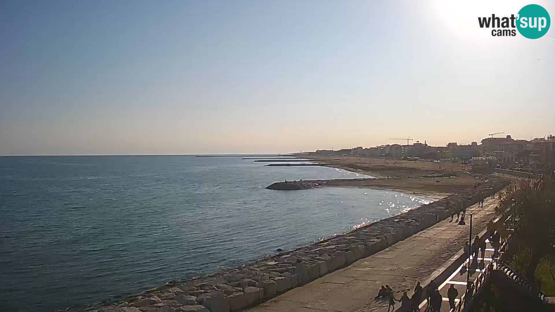 Webcam Caorle Ponente – panorama dall’ASS. Marinai di Caorle