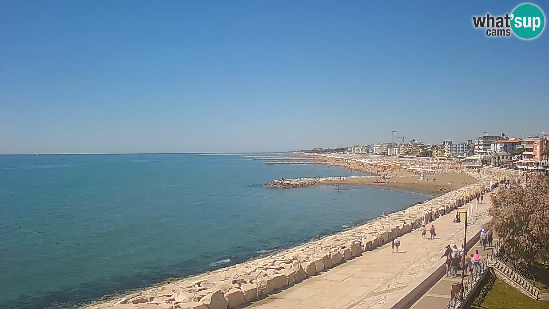 Webcam Caorle Ponente – panorama dall’ASS. Marinai di Caorle