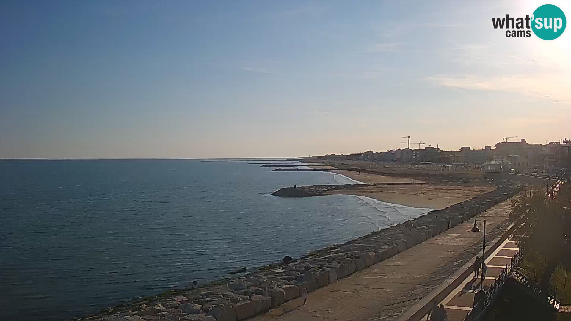 Webcam Caorle Ponente – View from Marinai di Caorle