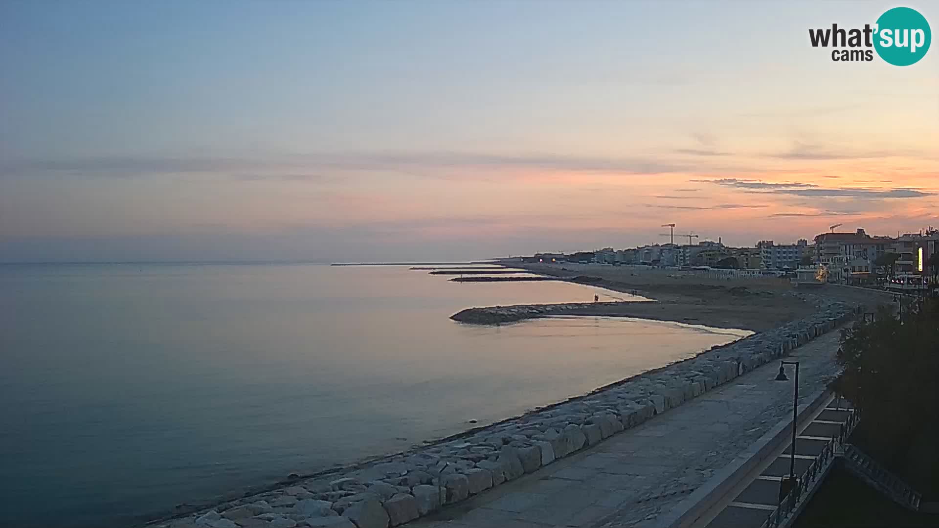 Webcam Caorle Ponente – Blick von Marinai di Caorle