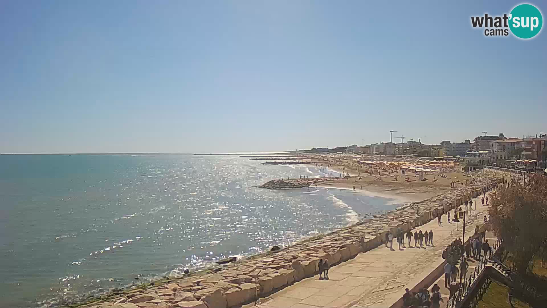 Webcam Caorle Ponente – panorama dall’ASS. Marinai di Caorle